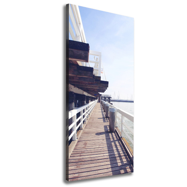 Canvas wall art The Sopot molo