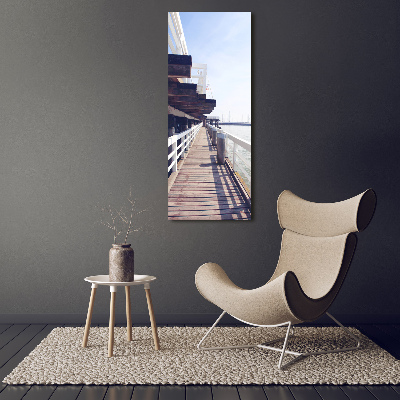 Canvas wall art The Sopot molo