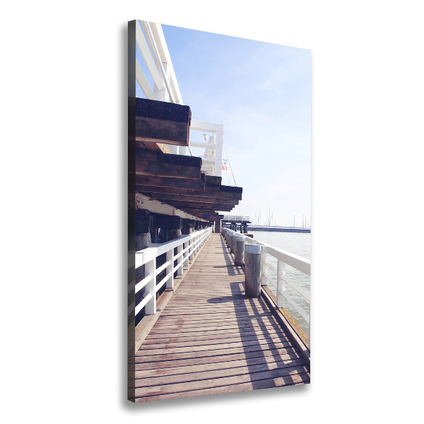 Canvas wall art The Sopot molo