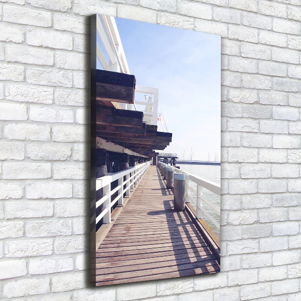 Canvas wall art The Sopot molo