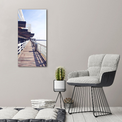 Canvas wall art The Sopot molo