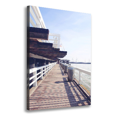 Canvas wall art The Sopot molo