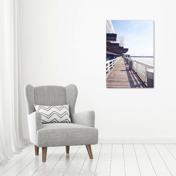 Canvas wall art The Sopot molo