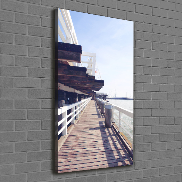 Canvas wall art The Sopot molo