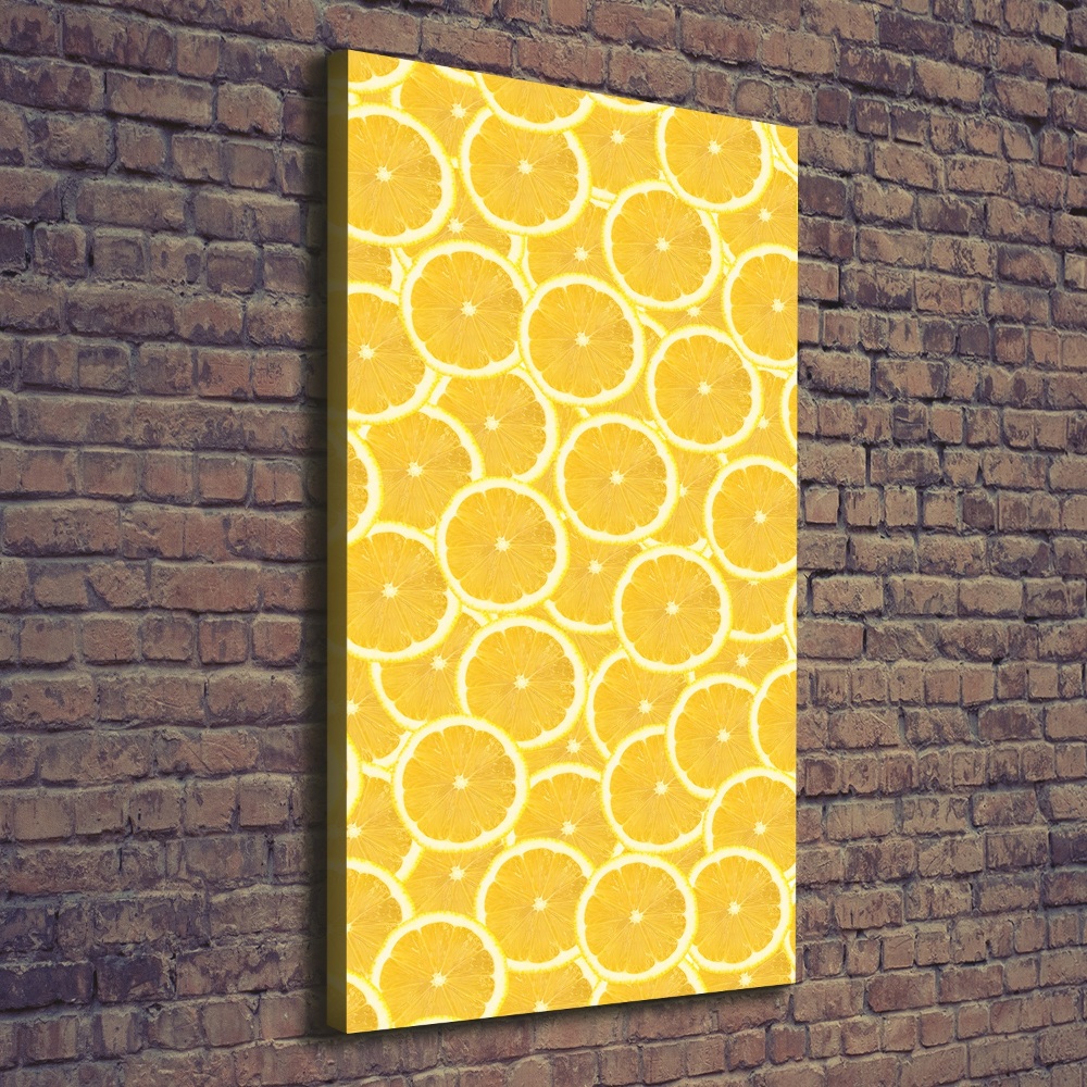 Wall art canvas Lemons