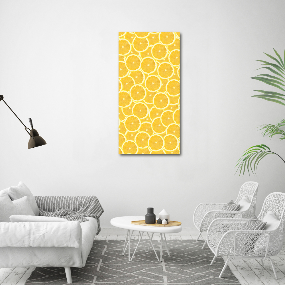 Wall art canvas Lemons