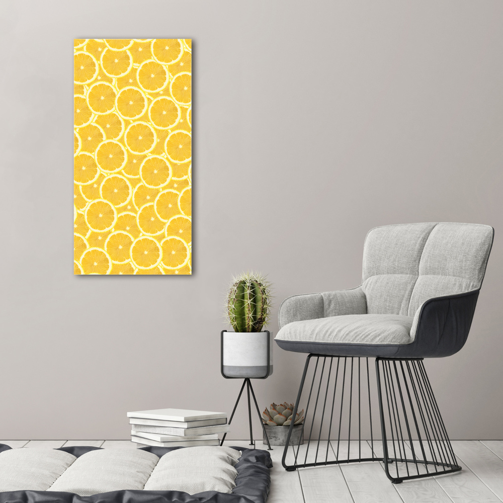 Wall art canvas Lemons