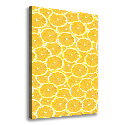 Wall art canvas Lemons