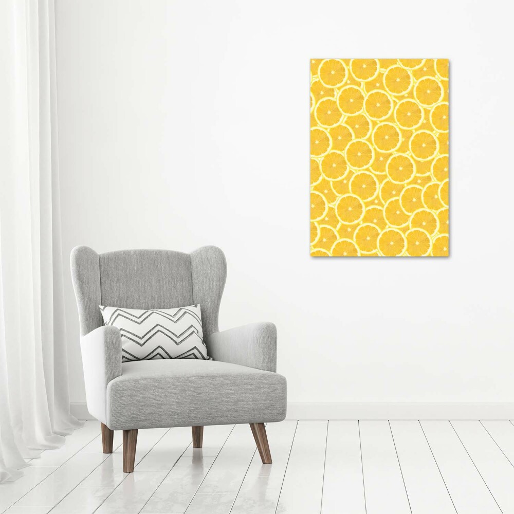 Wall art canvas Lemons