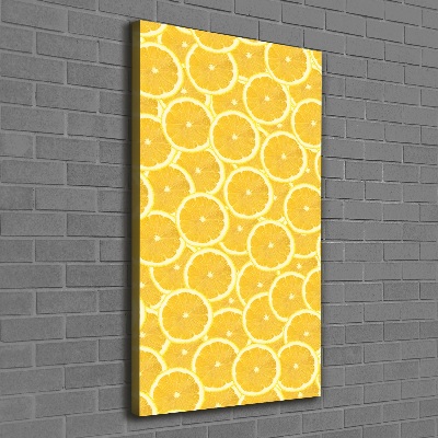 Wall art canvas Lemons