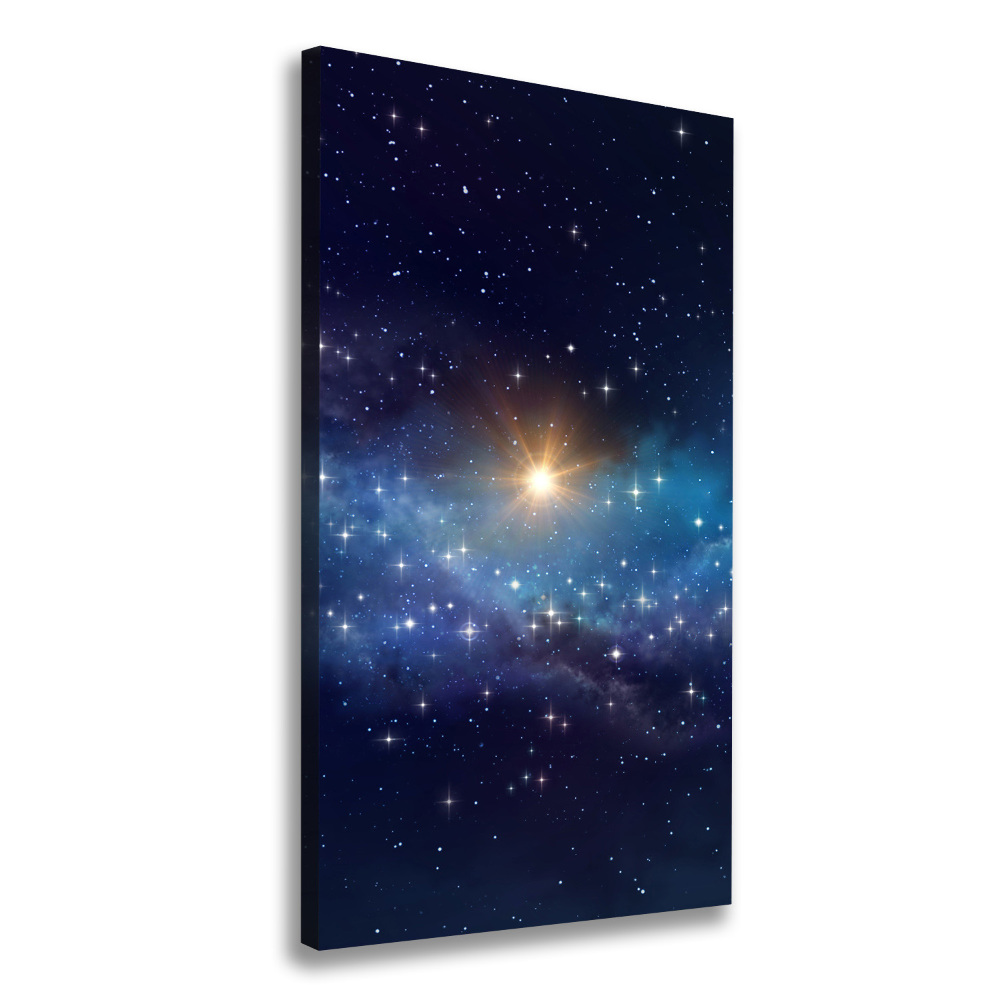 Wall art canvas large Starry sky