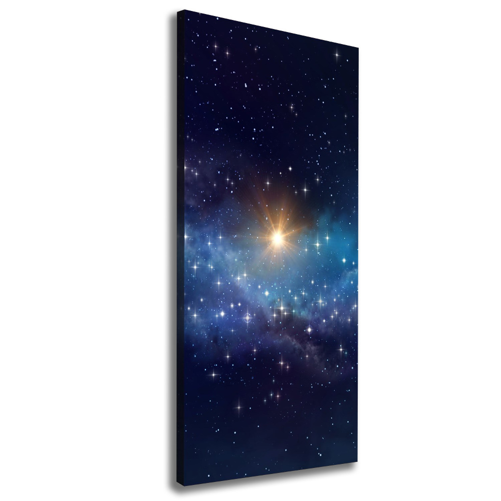 Wall art canvas large Starry sky