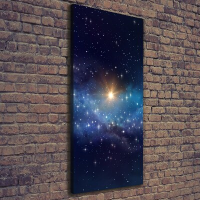 Wall art canvas large Starry sky