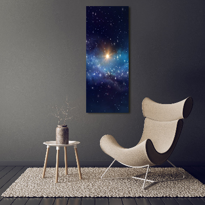 Wall art canvas large Starry sky