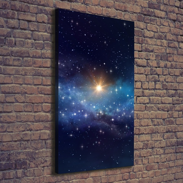 Wall art canvas large Starry sky