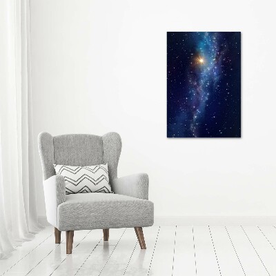 Wall art canvas large Starry sky