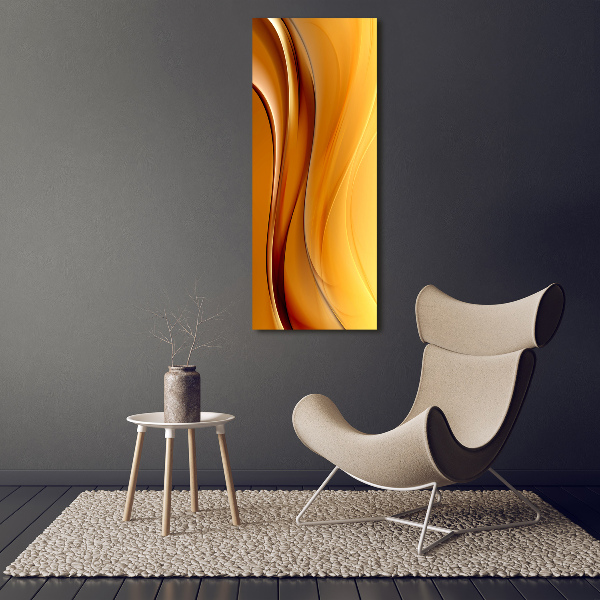 Large canvas wall art Wave abstraction