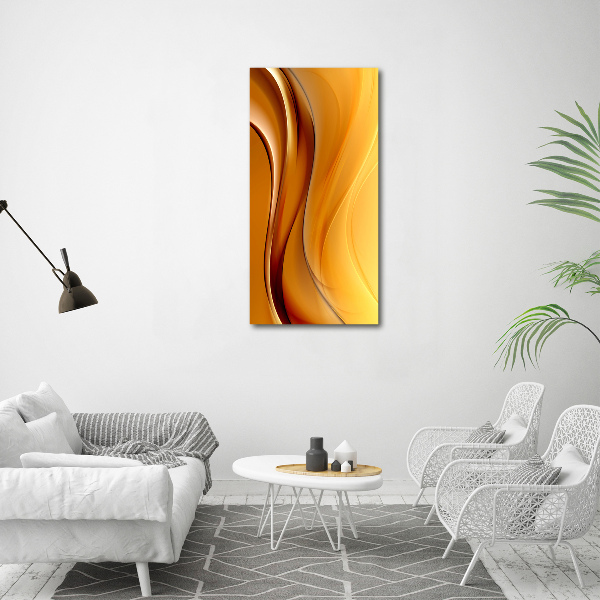 Large canvas wall art Wave abstraction