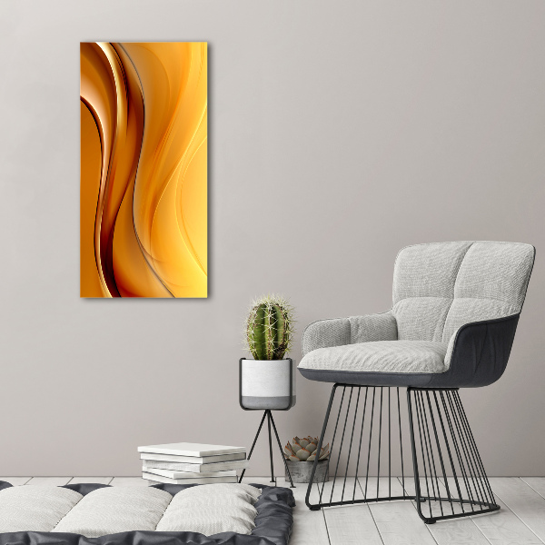 Large canvas wall art Wave abstraction