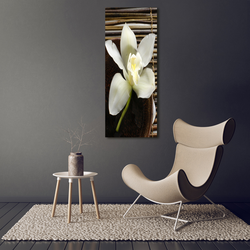 Large canvas wall art Orchid