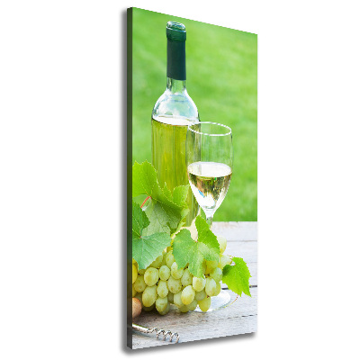 Canvas wall art Grapes and wine