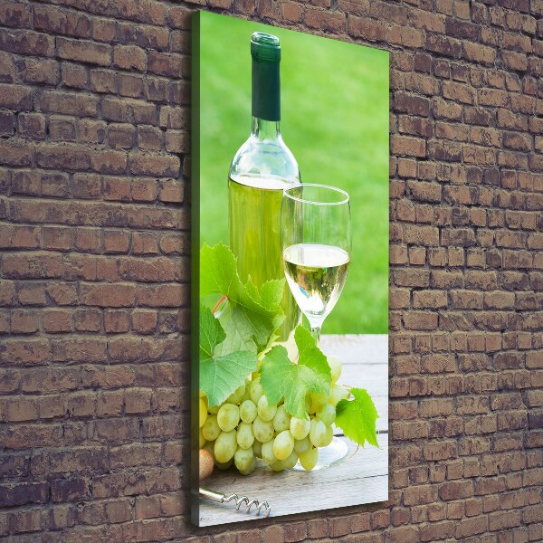 Canvas wall art Grapes and wine