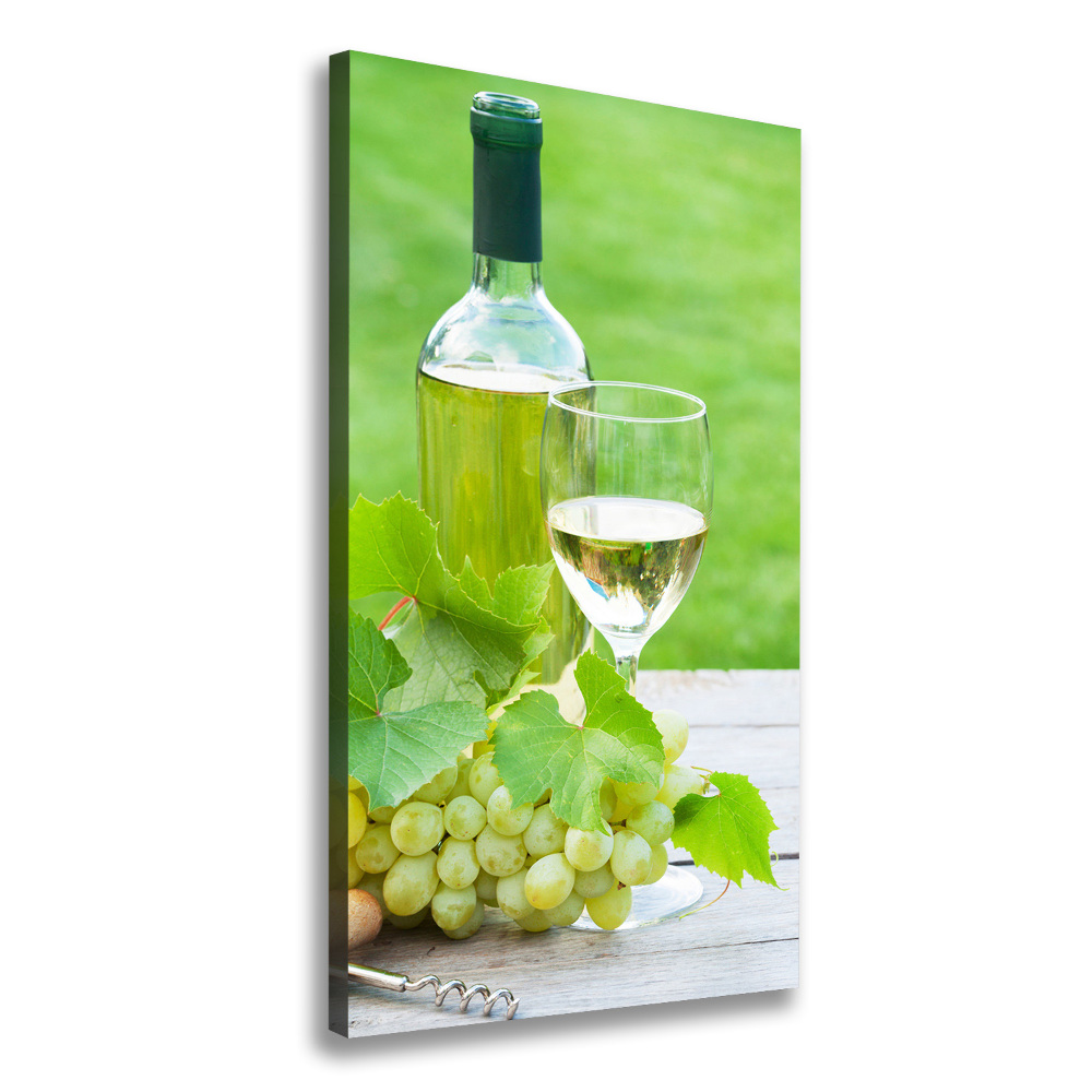 Canvas wall art Grapes and wine