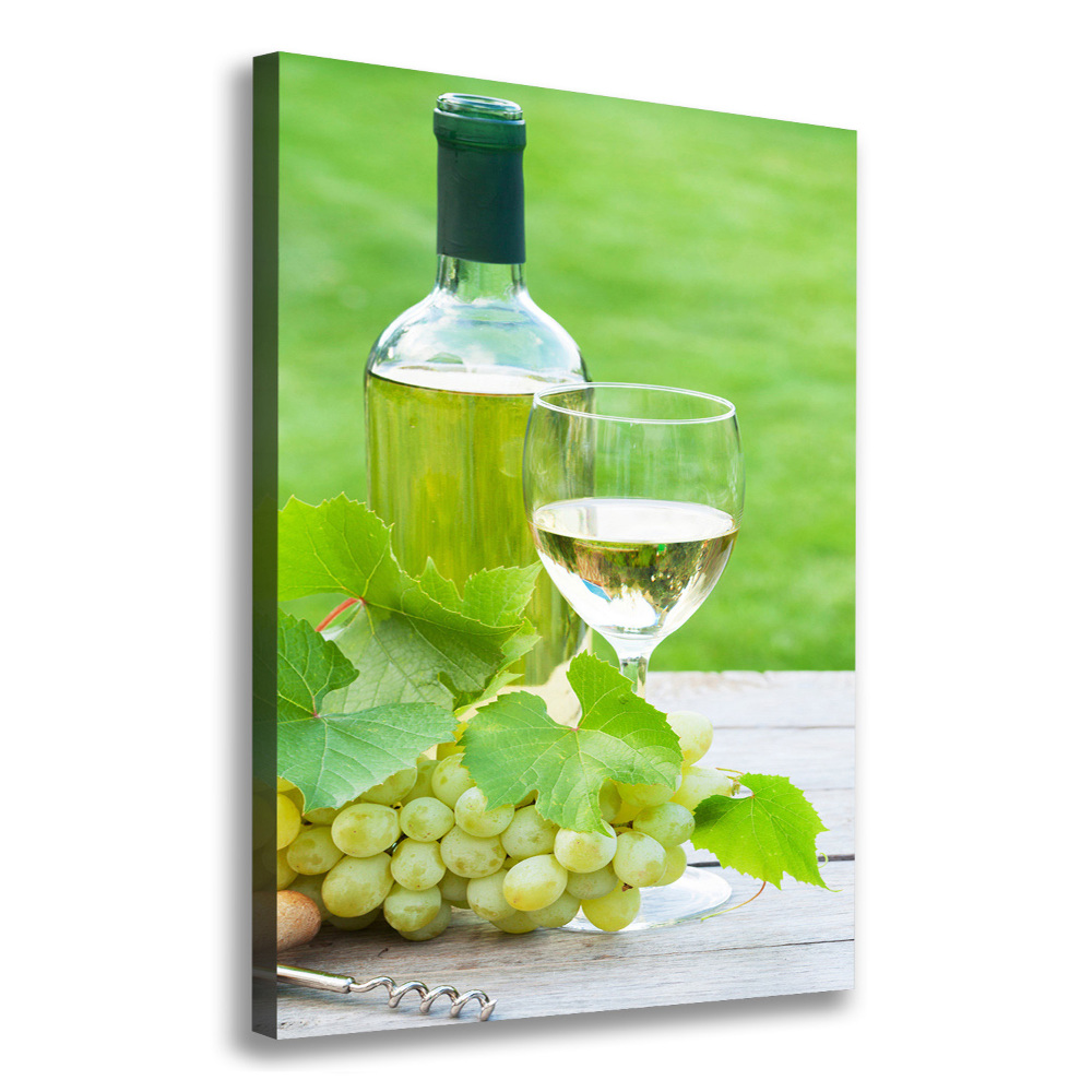 Canvas wall art Grapes and wine