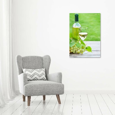 Canvas wall art Grapes and wine