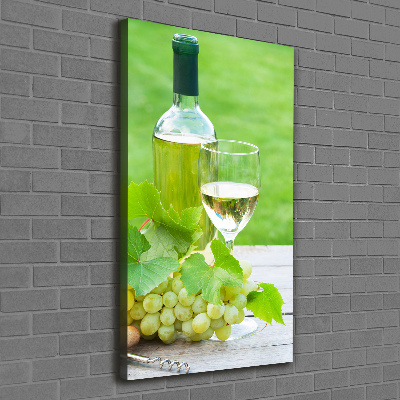 Canvas wall art Grapes and wine