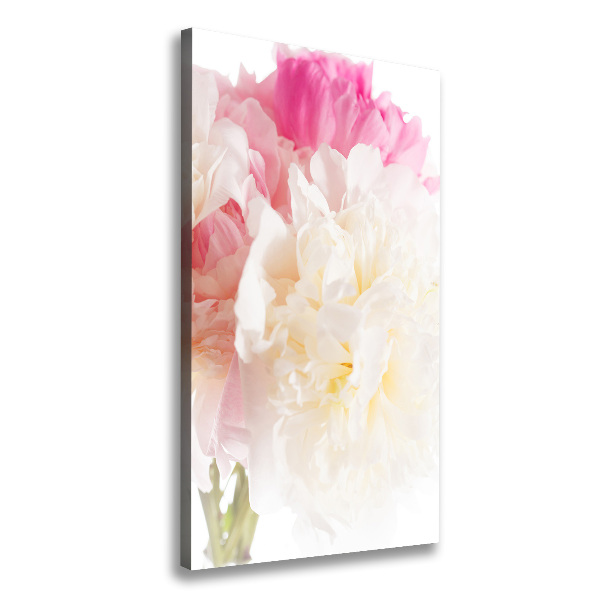 Large canvas wall art Peony