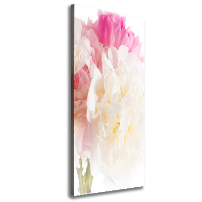 Large canvas wall art Peony