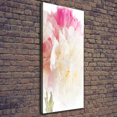 Large canvas wall art Peony