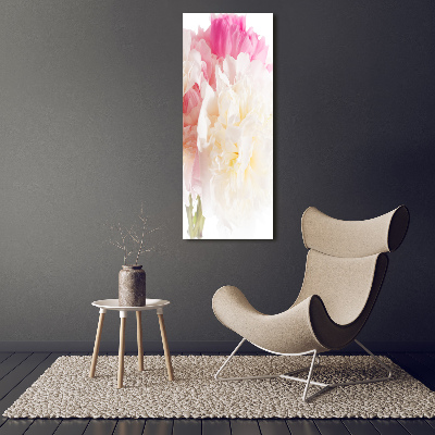 Large canvas wall art Peony