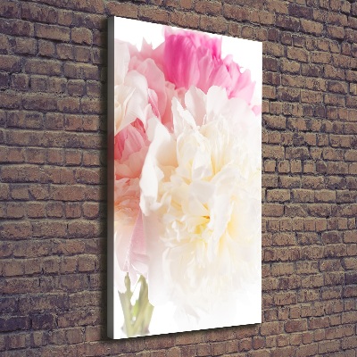 Large canvas wall art Peony