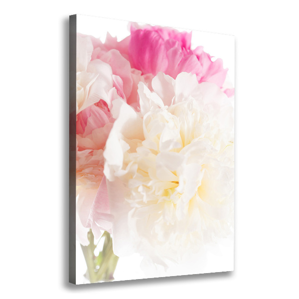 Large canvas wall art Peony