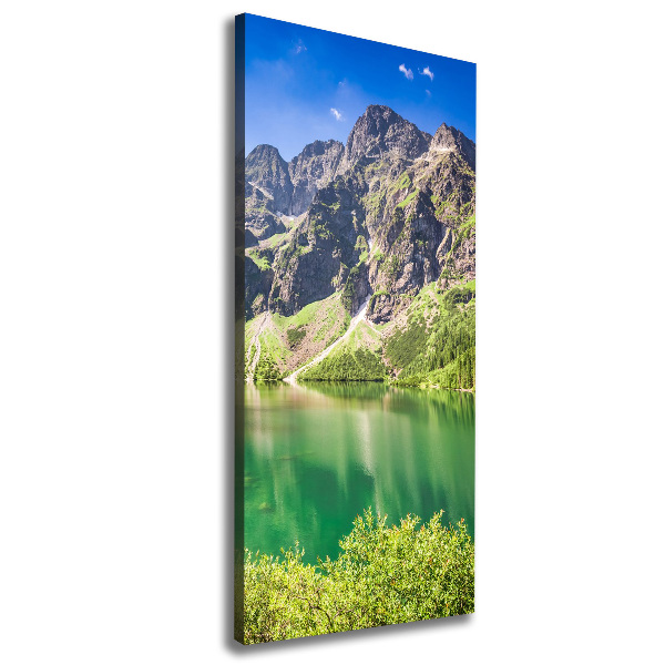 Canvas wall art Morskie Oko Tatry