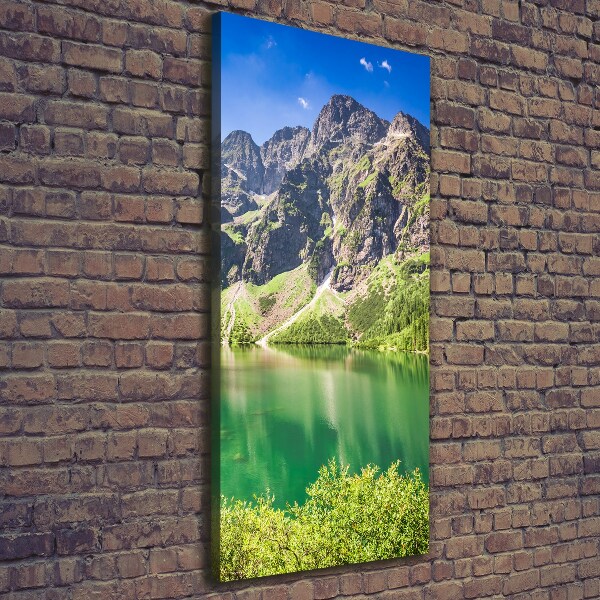 Canvas wall art Morskie Oko Tatry