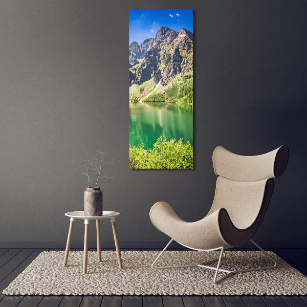 Canvas wall art Morskie Oko Tatry