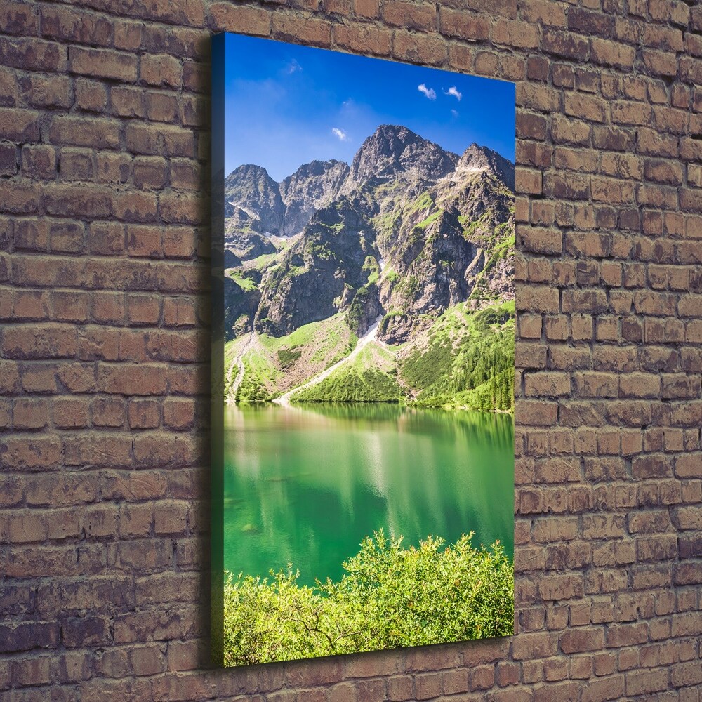 Canvas wall art Morskie Oko Tatry