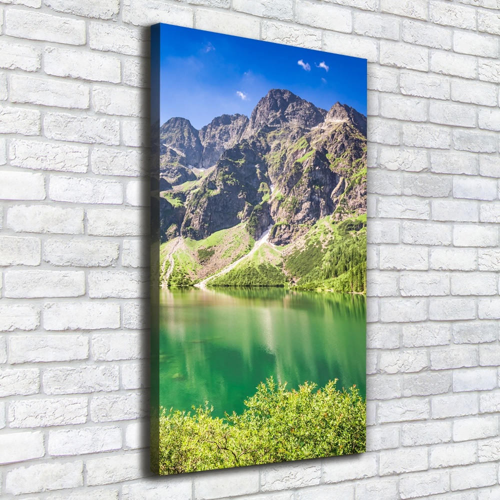 Canvas wall art Morskie Oko Tatry