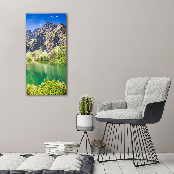 Canvas wall art Morskie Oko Tatry