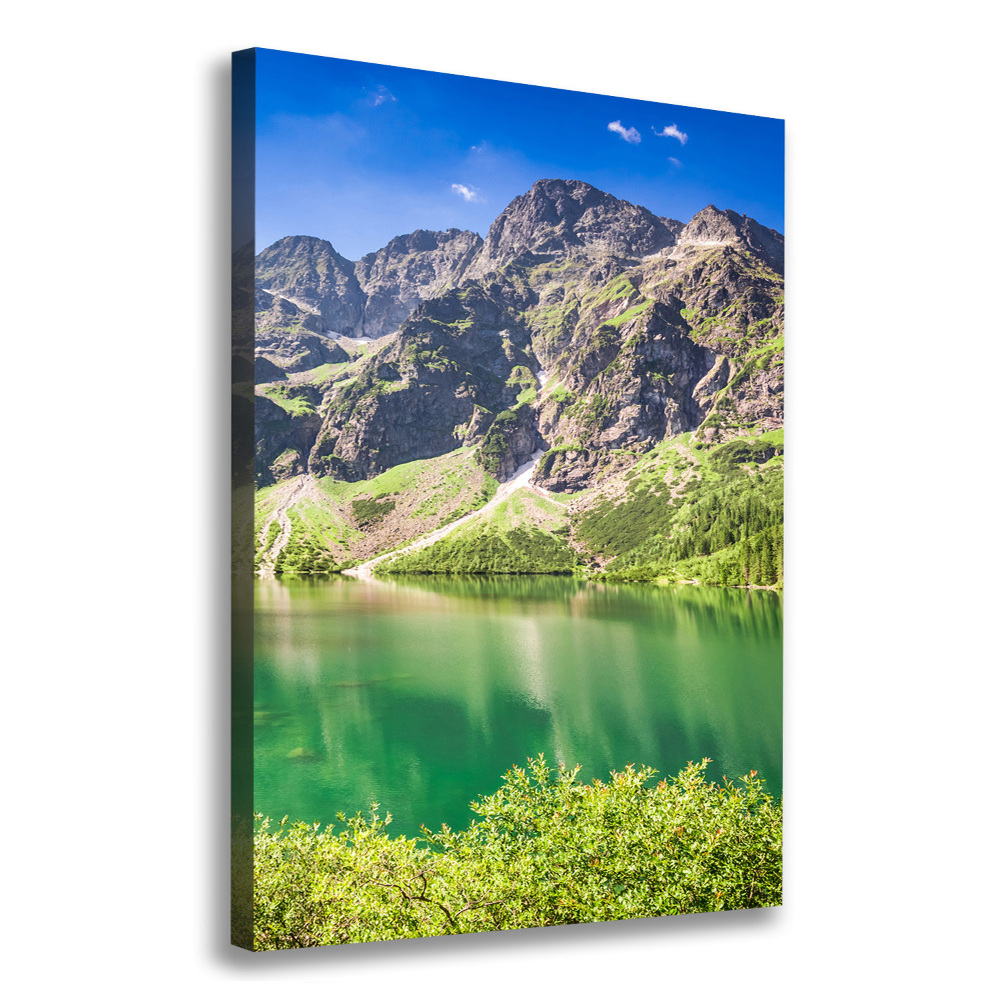 Canvas wall art Morskie Oko Tatry