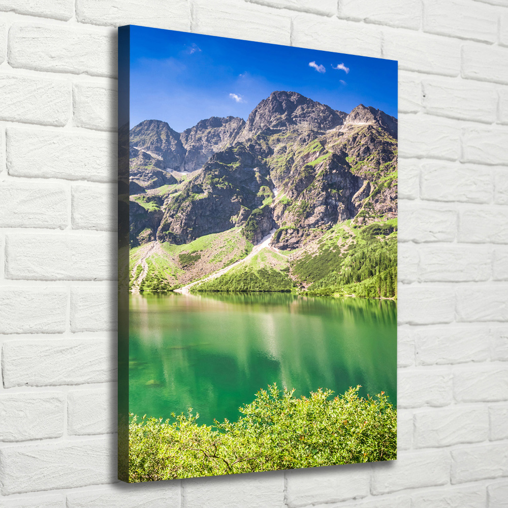 Canvas wall art Morskie Oko Tatry