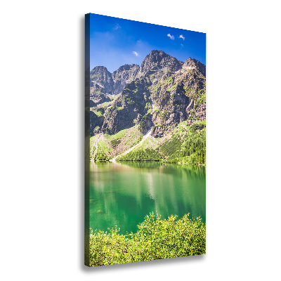 Canvas wall art Morskie Oko Tatry