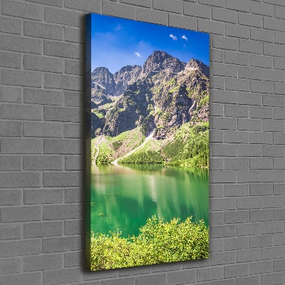 Canvas wall art Morskie Oko Tatry