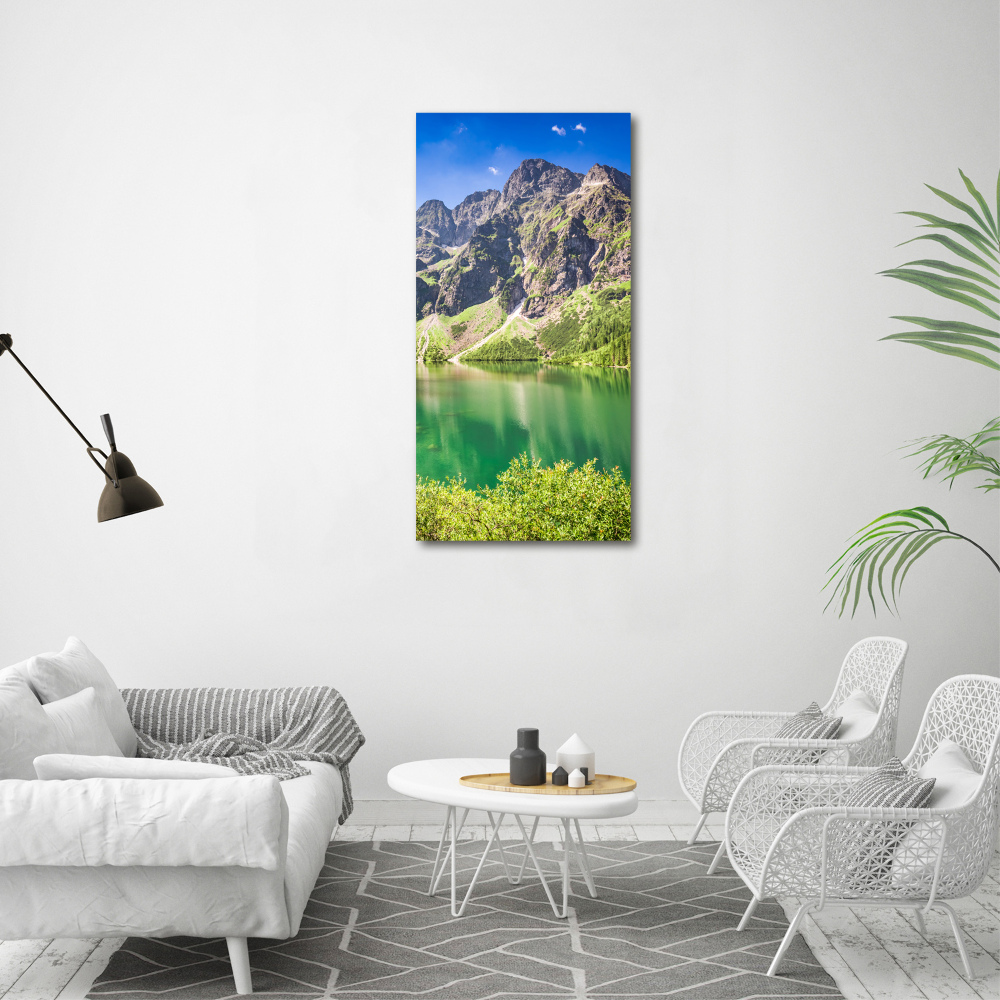 Canvas wall art Morskie Oko Tatry