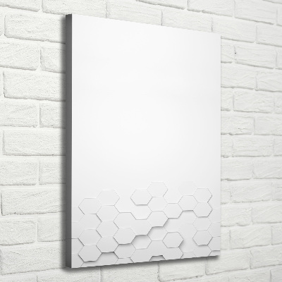 Canvas print Background hexagon