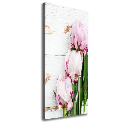 Large canvas wall art Peony