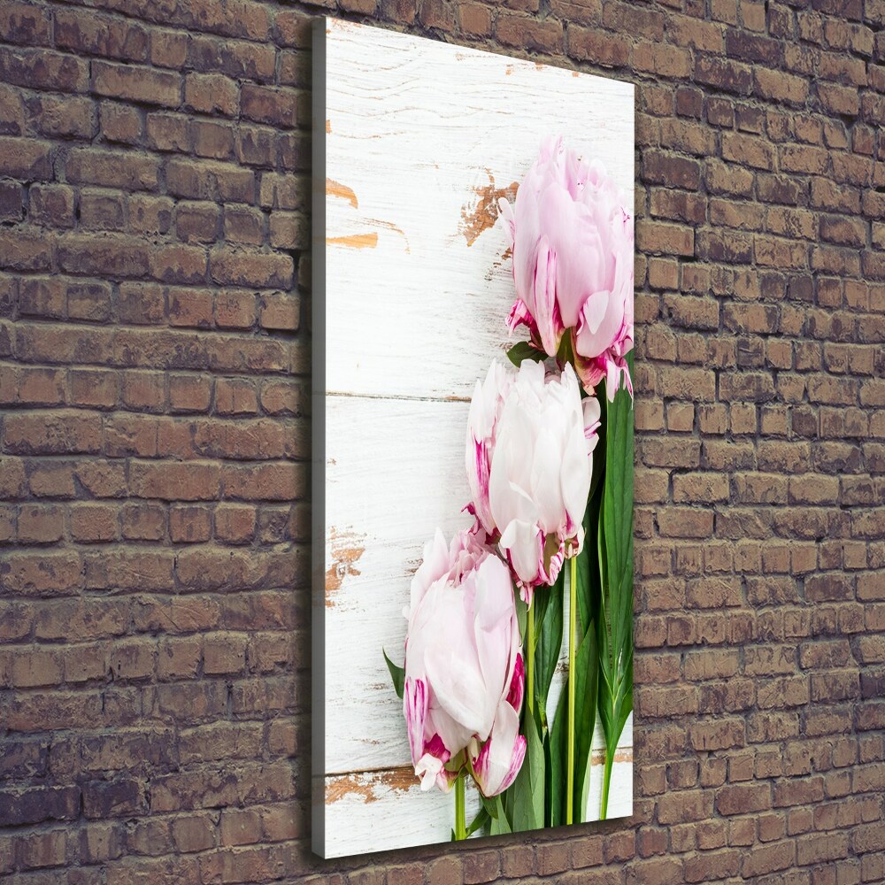 Large canvas wall art Peony